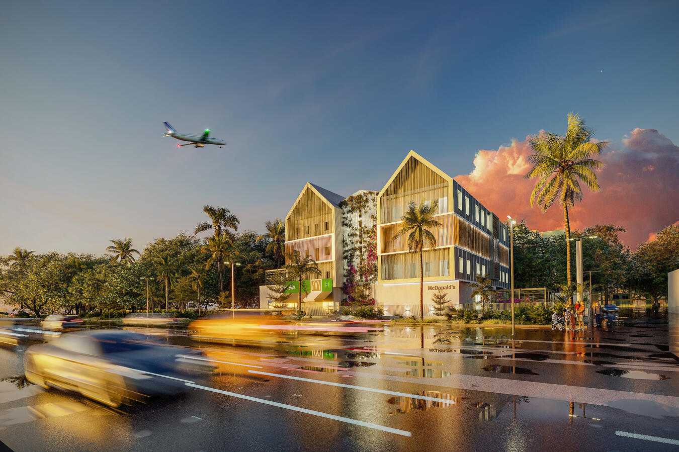 Offices & Restaurant